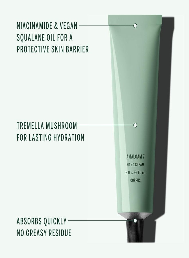 Corpus - Amalgam 7 Aromatic Hand Cream with Niacinamide, Tremella Mushroo, Vegan Squalane | Nourish, Hydrate, Protect | Vegan, Plant-Based, Cruelty-Free, Non-Toxic, Made In The USA (60 mL/ 2 fl oz) - Image 2